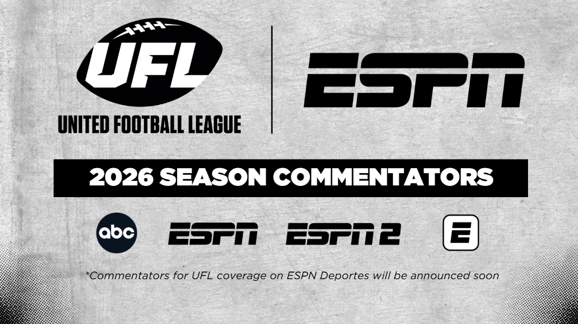 ESPN S 2026 UFL Commentator Lineup Features Signature Voices Veteran 
